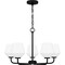 Quoizel Nielson Chandelier 5 Lights Matte Black NIE5025MBK - alternate 4